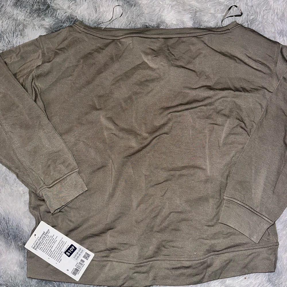 lululemon  BeCalm Oversized Boatneck Long Sleeve - Small NWT